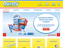 Tablet Screenshot of dursty.de
